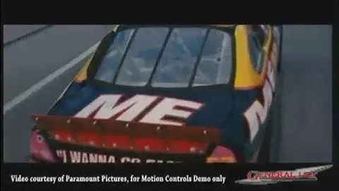 Motion Control - Talladega Nights: The Legend of Ricky Bobby - Cougar Race Car Scene