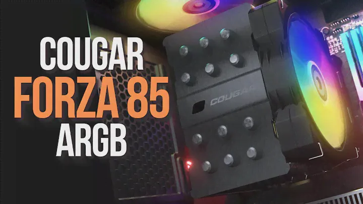 Review Cougar Forza 85 ARGB - Melhor Aircooler - Intel e AMD