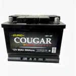 Аккумулятор автомобильный COUGAR Energy 60 А/ч о. п.242*175*190 500А
