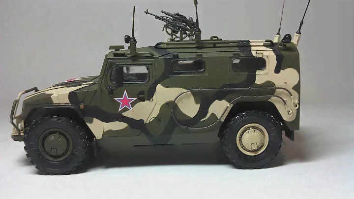 ГАЗ 233014 СТС «Тигр» (Meng Model 1/35) Cборка и покраска