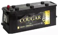 Аккумулятор автомобильный Cougar Power 190 А/ч 1300 А прям. пол. конус (3) Евро авто (513х223х215)